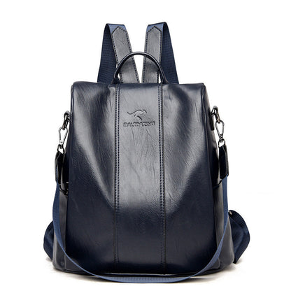 🎒 Ladies' Large Capacity Backpack – Stylish, PU Leather, User-Friendly 👜