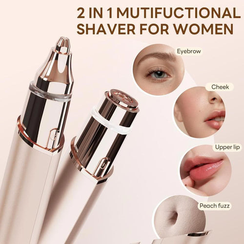 🎁2026 New Arrival 50% OFF💥💗2-in-1 Facial Hair Remover & Eyebrow Trimmer