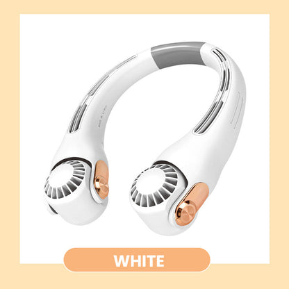 🥳2026 HOT SALE🥳💞Neck Air Conditioner Fan – Ultra‑quiet, 360° rotating, 3 speeds. Hands‑free cooling, long battery. Summer essential! 😎🌬️