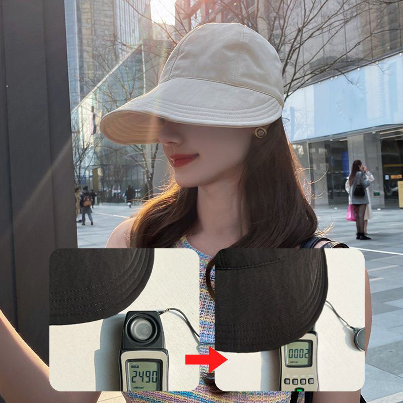 🏆Limited Sale 49% OFF☀️Women's Wide Brim Sun-protection Cap