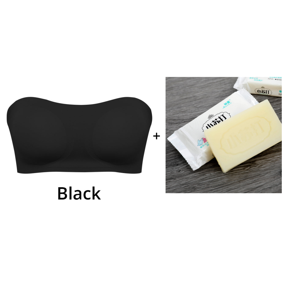 💜BUY 1 GET 1 FREE 💜Strapless Wireless Bra with Crossover Side Closure