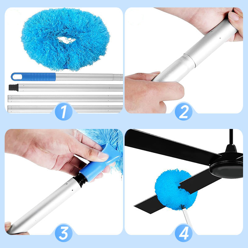 📢📢BUY 1 GET 1 FREE !! ⏰Ceiling Fan & Household Dust Buster(2pcs a Set)