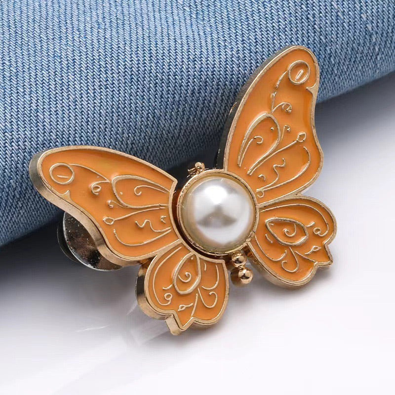 🎀 LIMITED-TIME BUY 1 GET 1 FREE! ✨ Removable Butterfly Waist Buckle – No-Tool, Adjustable, Hourglass Shape 🦋