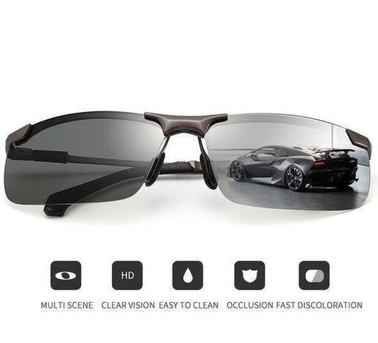🥳2026 HOT SALE🥳💞50K+ SOLD!🕶️🌦️ Upgraded Photochromic Lenses 49% OFF! Anti-glare polarization meets smart light adaptation. A stylish, intelligent choice for your eyes. 💎😎