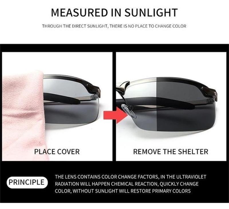 🥳2026 HOT SALE🥳💞50K+ SOLD!🕶️🌦️ Upgraded Photochromic Lenses 49% OFF! Anti-glare polarization meets smart light adaptation. A stylish, intelligent choice for your eyes. 💎😎
