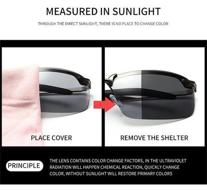 🥳2026 HOT SALE🥳💞50K+ SOLD!🕶️🌦️ Upgraded Photochromic Lenses 49% OFF! Anti-glare polarization meets smart light adaptation. A stylish, intelligent choice for your eyes. 💎😎