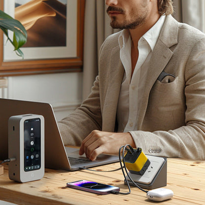 ⌛Only 1 Day Left Of This Offer⏳65W Fast Charging Phone Charger Block with Retractable 80cm Type-C Cable