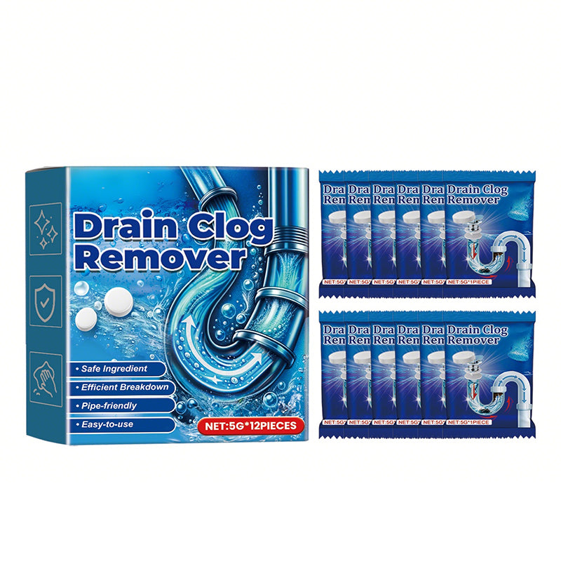 📢📢BUY 2 GET 3 FREE⏰Effervescent Drain Clog Remover Tablets🫧🧼