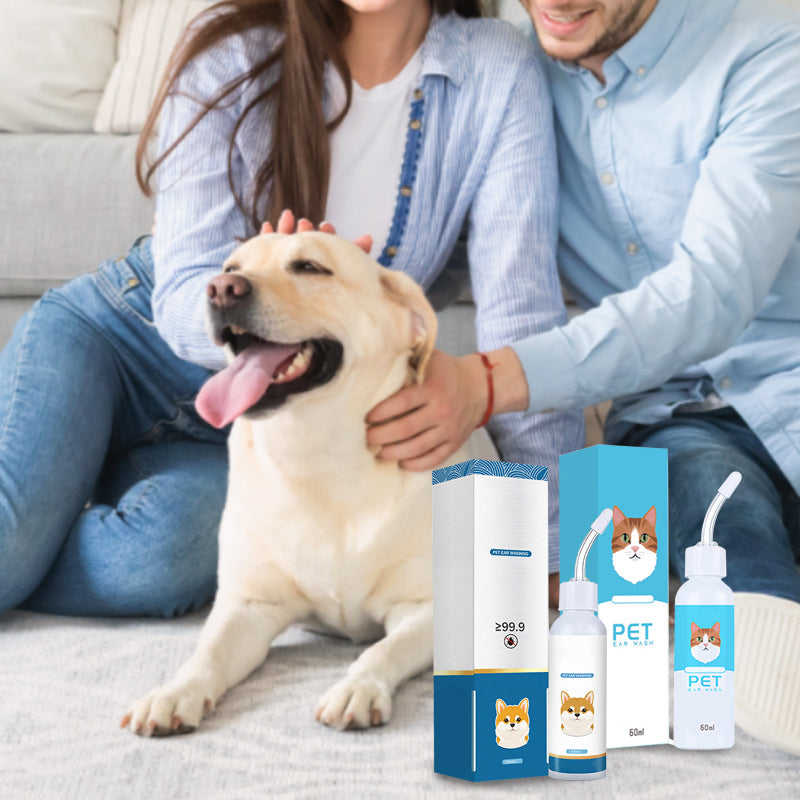 🐶🐱 Ear cleaner, Relieves itching in dogs & cats