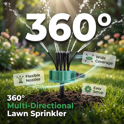 🚿360° dekking precisie tuinberegeningssproeier