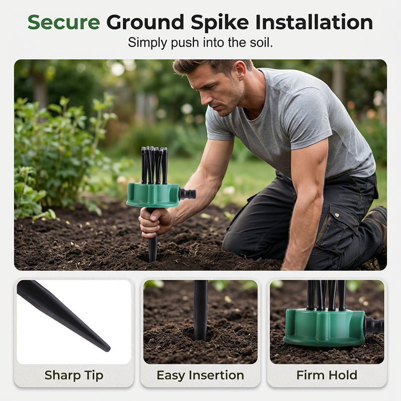 🚿360° dekking precisie tuinberegeningssproeier