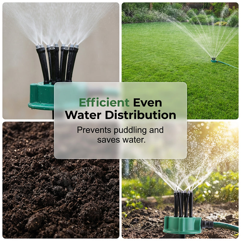 🚿360° dekking precisie tuinberegeningssproeier