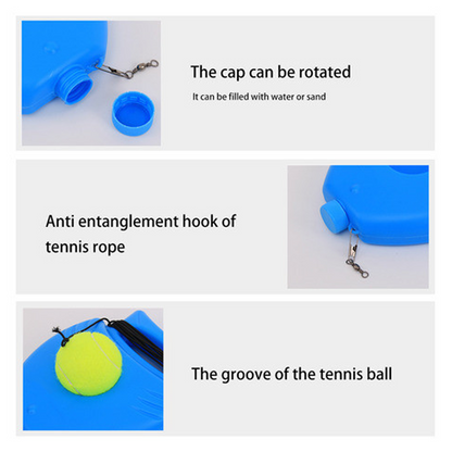 🎾 Portable Solo Tennis Trainer Rebounder – Improve Your Game Anywhere, Anytime 💪✨