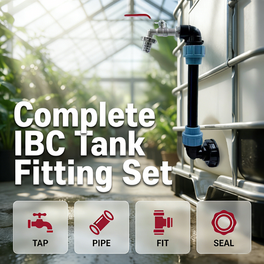 💧 IBC Tank Fitting Set – Leak-Proof, Zinc Alloy Tap, Tool-Free, Complete ✨