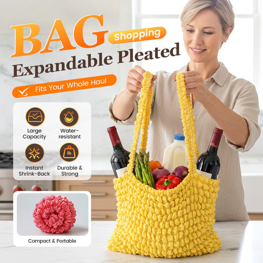 📢📢40% OFF !! ⏰Expandable Pleated Shopping Bag
