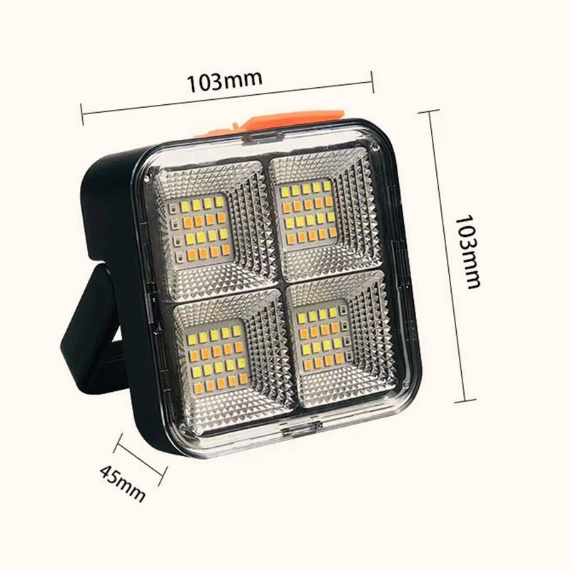 🔥🎁Hot Sale 50% OFF💡Portable Solar Work Light with 4 Lighting Modes