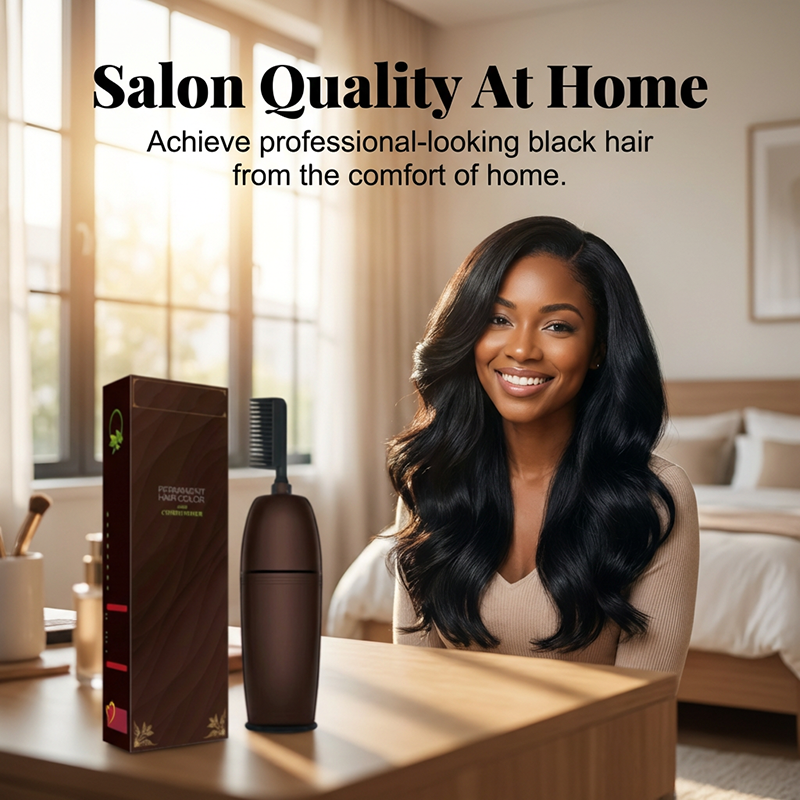 💥 Natural Plant-Derived Gentle Hair Color – Gray Coverage, Long-Lasting, Easy Apply ✨