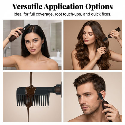 💥 Natural Plant-Derived Gentle Hair Color – Gray Coverage, Long-Lasting, Easy Apply ✨