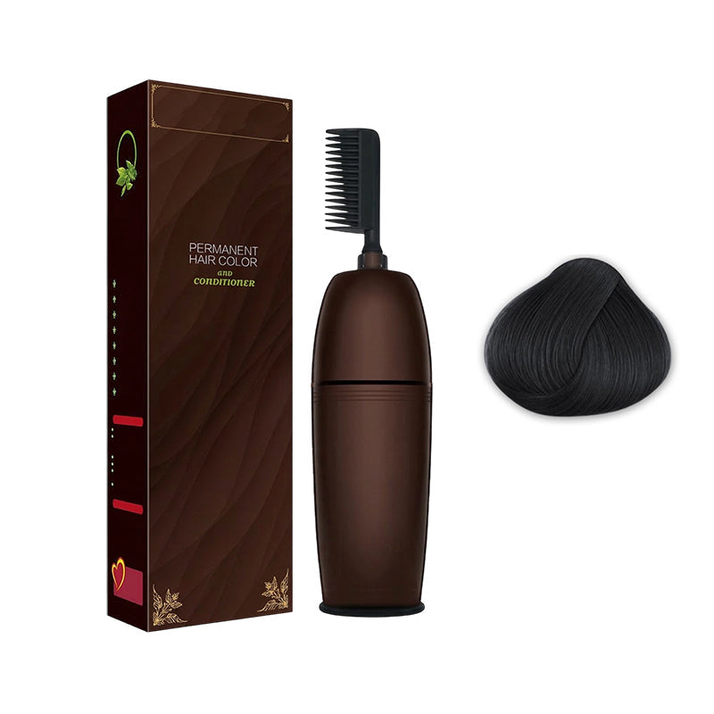 💥 Natural Plant-Derived Gentle Hair Color – Gray Coverage, Long-Lasting, Easy Apply ✨