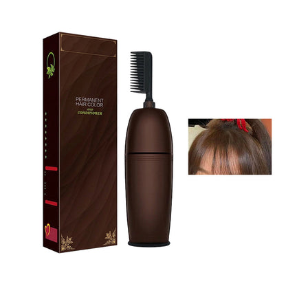 💥 Natural Plant-Derived Gentle Hair Color – Gray Coverage, Long-Lasting, Easy Apply ✨