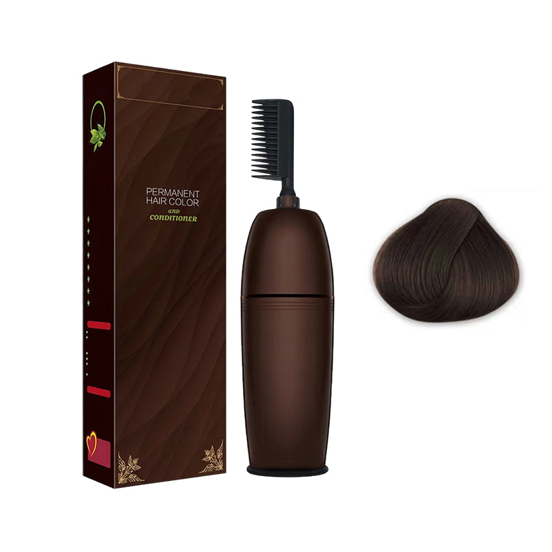 💥 Natural Plant-Derived Gentle Hair Color – Gray Coverage, Long-Lasting, Easy Apply ✨