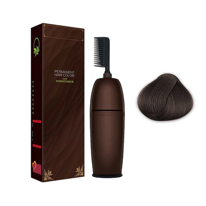 💥 Natural Plant-Derived Gentle Hair Color – Gray Coverage, Long-Lasting, Easy Apply ✨