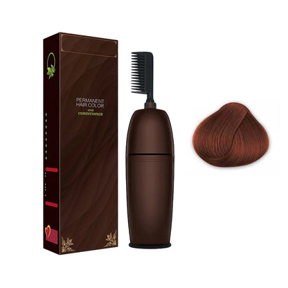 💥 Natural Plant-Derived Gentle Hair Color – Gray Coverage, Long-Lasting, Easy Apply ✨