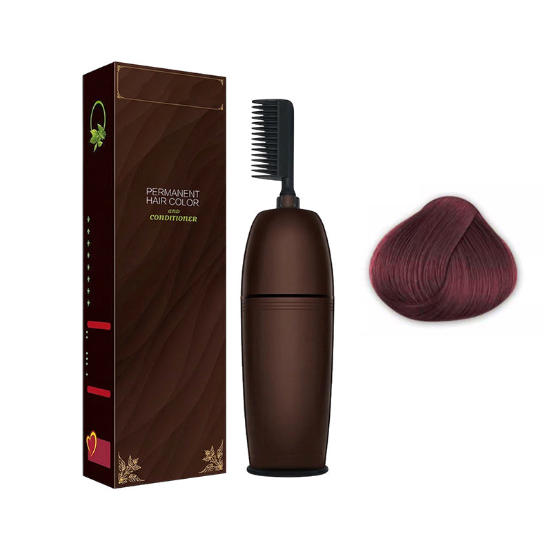 💥 Natural Plant-Derived Gentle Hair Color – Gray Coverage, Long-Lasting, Easy Apply ✨