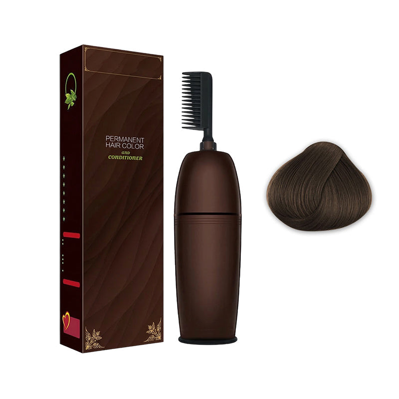 💥 Natural Plant-Derived Gentle Hair Color – Gray Coverage, Long-Lasting, Easy Apply ✨