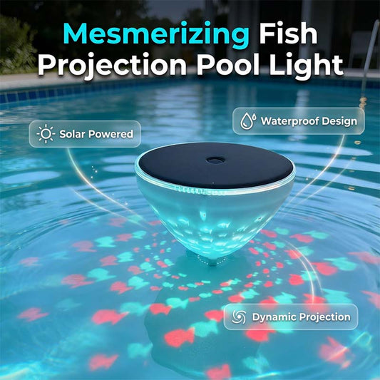 Solar Floating Pool Light with Fish Projection