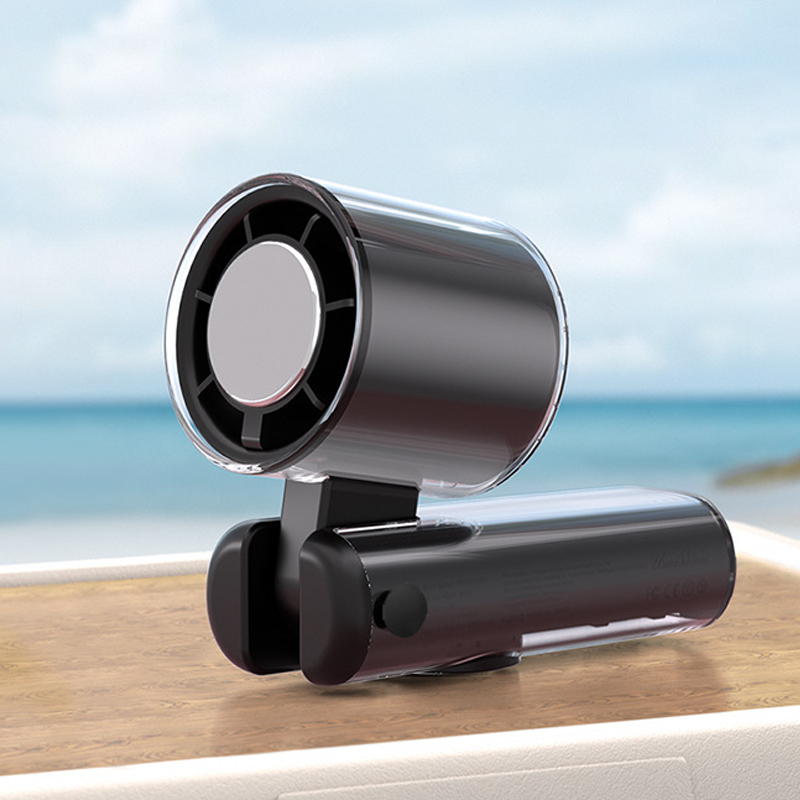 Foldable Portable Fan with Digital Display