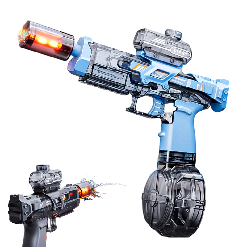 📢📢40% OFF⏰ Electric High Pressure Water Gun – Light-Up, Rechargeable, Powerful 🔦