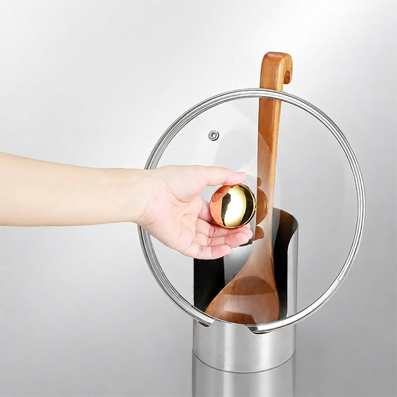 🍳🧑‍🍳49% OFF! Multi-Functional Kitchen Utensil Holder – Holds pot lids, spatulas & cutting boards. Thickened stainless steel, space‑saving. 🛡️✨