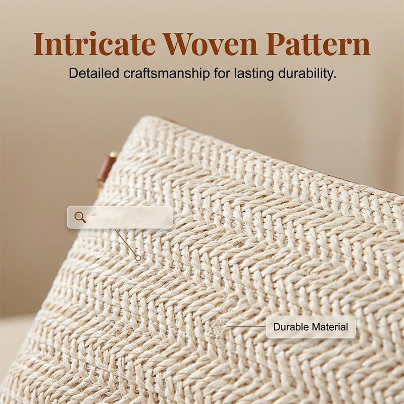 👜Women's Woven Straw Shoulder Clutch Bag