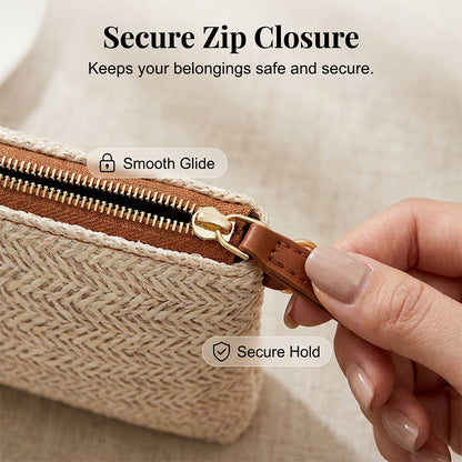 👜Women's Woven Straw Shoulder Clutch Bag