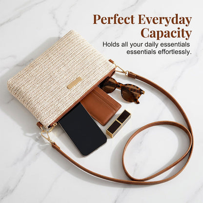 👜Women's Woven Straw Shoulder Clutch Bag