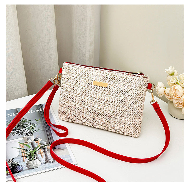 👜Women's Woven Straw Shoulder Clutch Bag
