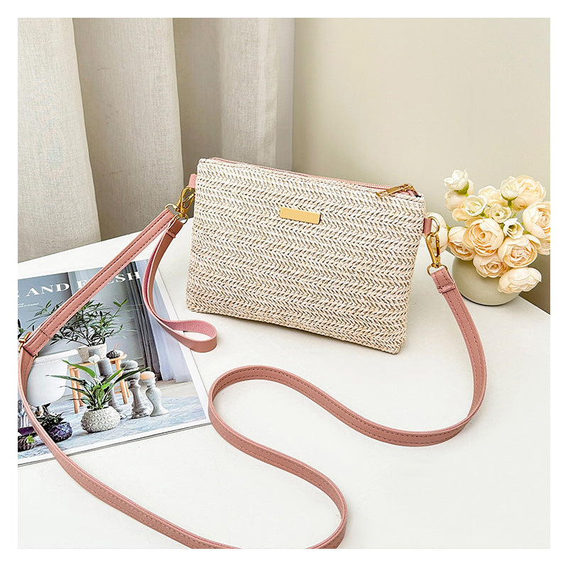 👜Women's Woven Straw Shoulder Clutch Bag