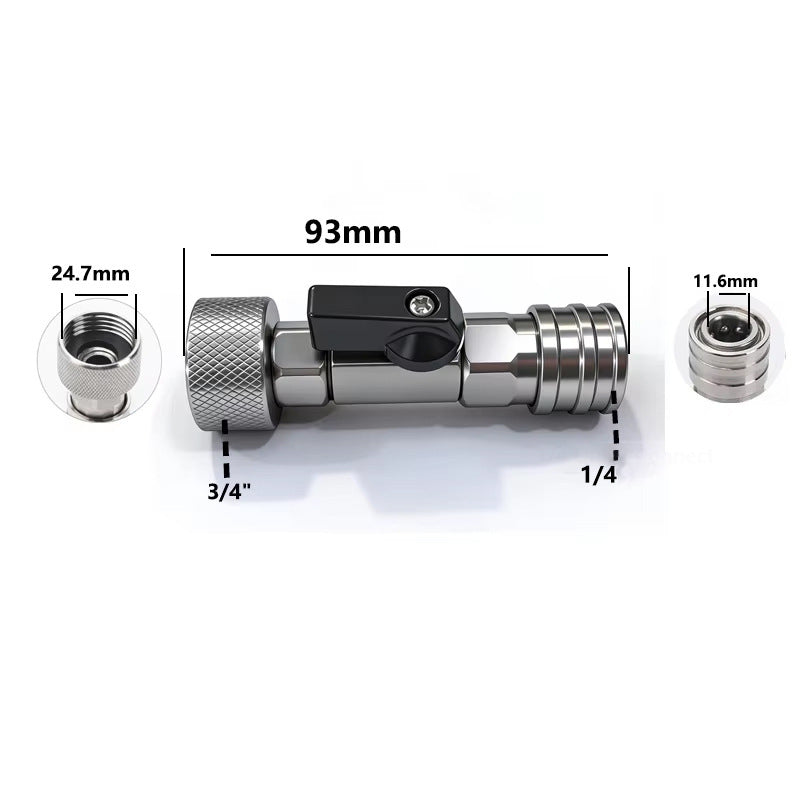 Dailyard™ 3/4" GHT to 1/4" Quick Connect Adapter