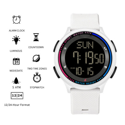 ⌚ LIMITED-TIME 49% OFF! 💥 Ultra-Thin Waterproof Digital Sports Watch – 50M Waterproof, Luminous Display, Shock Resistant ✨