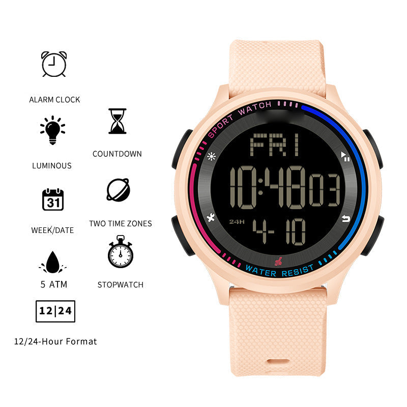 ⌚ LIMITED-TIME 49% OFF! 💥 Ultra-Thin Waterproof Digital Sports Watch – 50M Waterproof, Luminous Display, Shock Resistant ✨