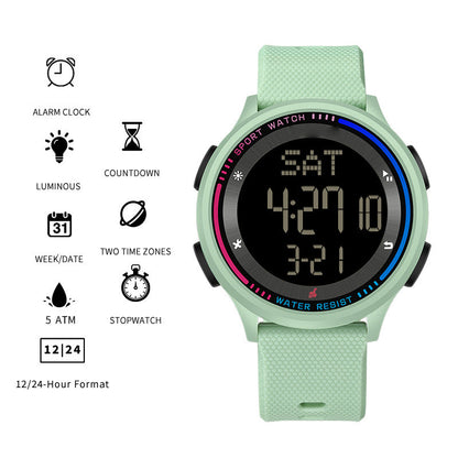 ⌚ LIMITED-TIME 49% OFF! 💥 Ultra-Thin Waterproof Digital Sports Watch – 50M Waterproof, Luminous Display, Shock Resistant ✨