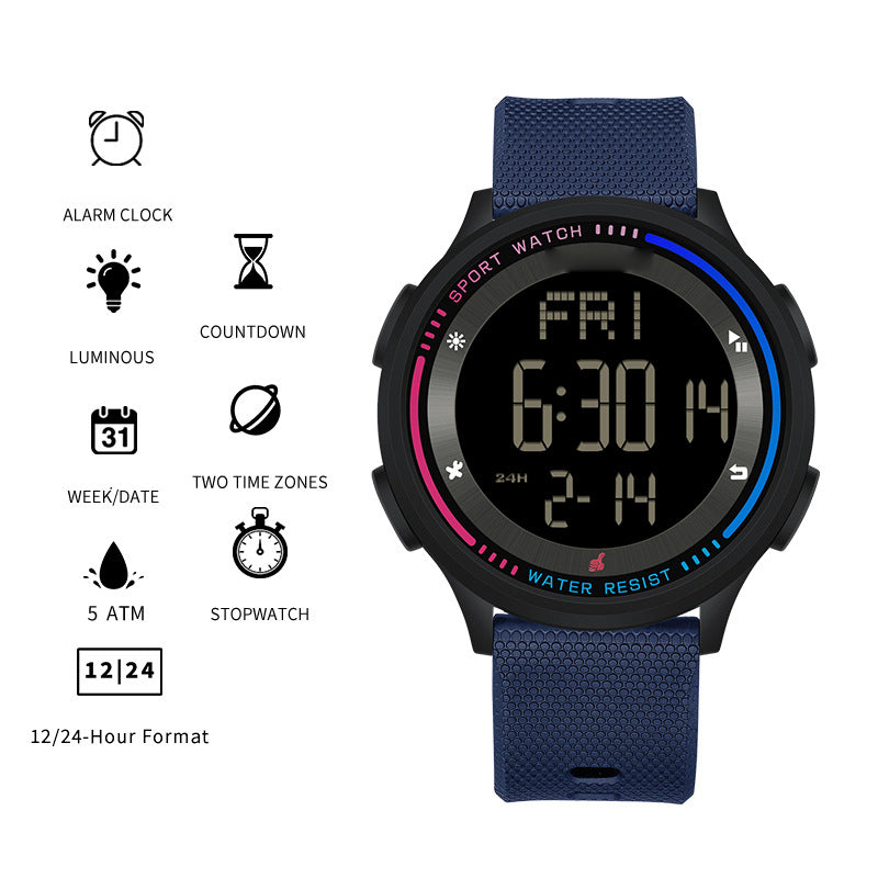 ⌚ LIMITED-TIME 49% OFF! 💥 Ultra-Thin Waterproof Digital Sports Watch – 50M Waterproof, Luminous Display, Shock Resistant ✨