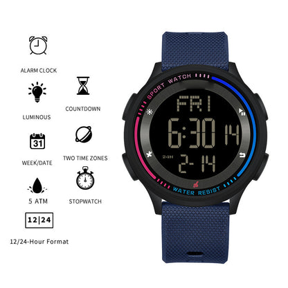 ⌚ LIMITED-TIME 49% OFF! 💥 Ultra-Thin Waterproof Digital Sports Watch – 50M Waterproof, Luminous Display, Shock Resistant ✨