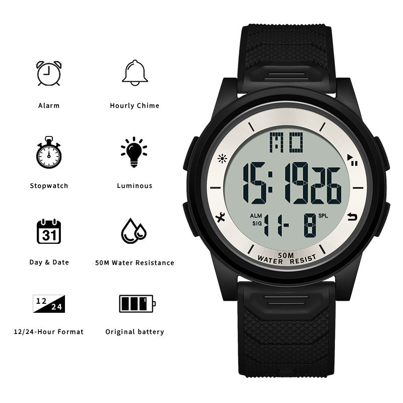 ⌚ LIMITED-TIME 49% OFF! 💥 Ultra-Thin Waterproof Digital Sports Watch – 50M Waterproof, Luminous Display, Shock Resistant ✨