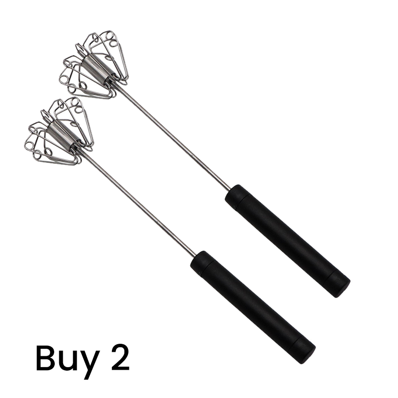 🥚 BUY 2 GET 1 FREE! 🔥Stainless Steel Semi-Automatic Hand Egg Beater – Fast & durable – Perfect for eggs, batter or cream – smooth whisking without effort 🍳