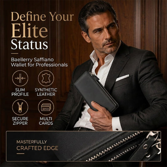 👝 LIMITED-TIME 50% OFF! 💥 Slim Long Wallet for Men – Thin Profile, RFID Optional, Premium Leather ✨