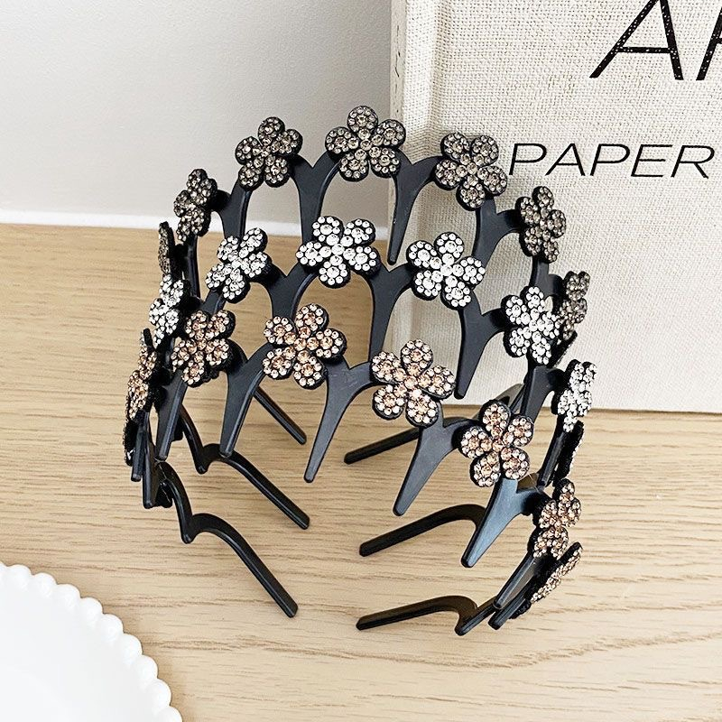 🎁New Arrival 49% OFF💥Wavy Crystal Headband Set - Lightweight Non-Slip Girly Feminine Hair Accessory, Sparkling Crystal-Accented Wave-Shape Band for Weddings & Everyday Wear, Girly Feminine Items