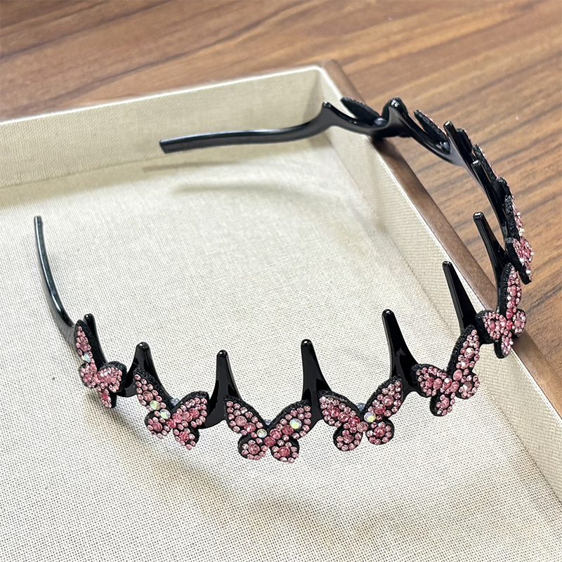 🎁New Arrival 49% OFF💥Wavy Crystal Headband Set - Lightweight Non-Slip Girly Feminine Hair Accessory, Sparkling Crystal-Accented Wave-Shape Band for Weddings & Everyday Wear, Girly Feminine Items