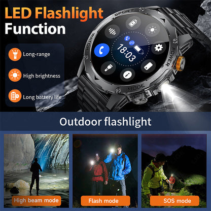 🏆LAST DAY SPECIAL OFFER⚡1000mAh Battery Smart Bluetoot Sports Watch